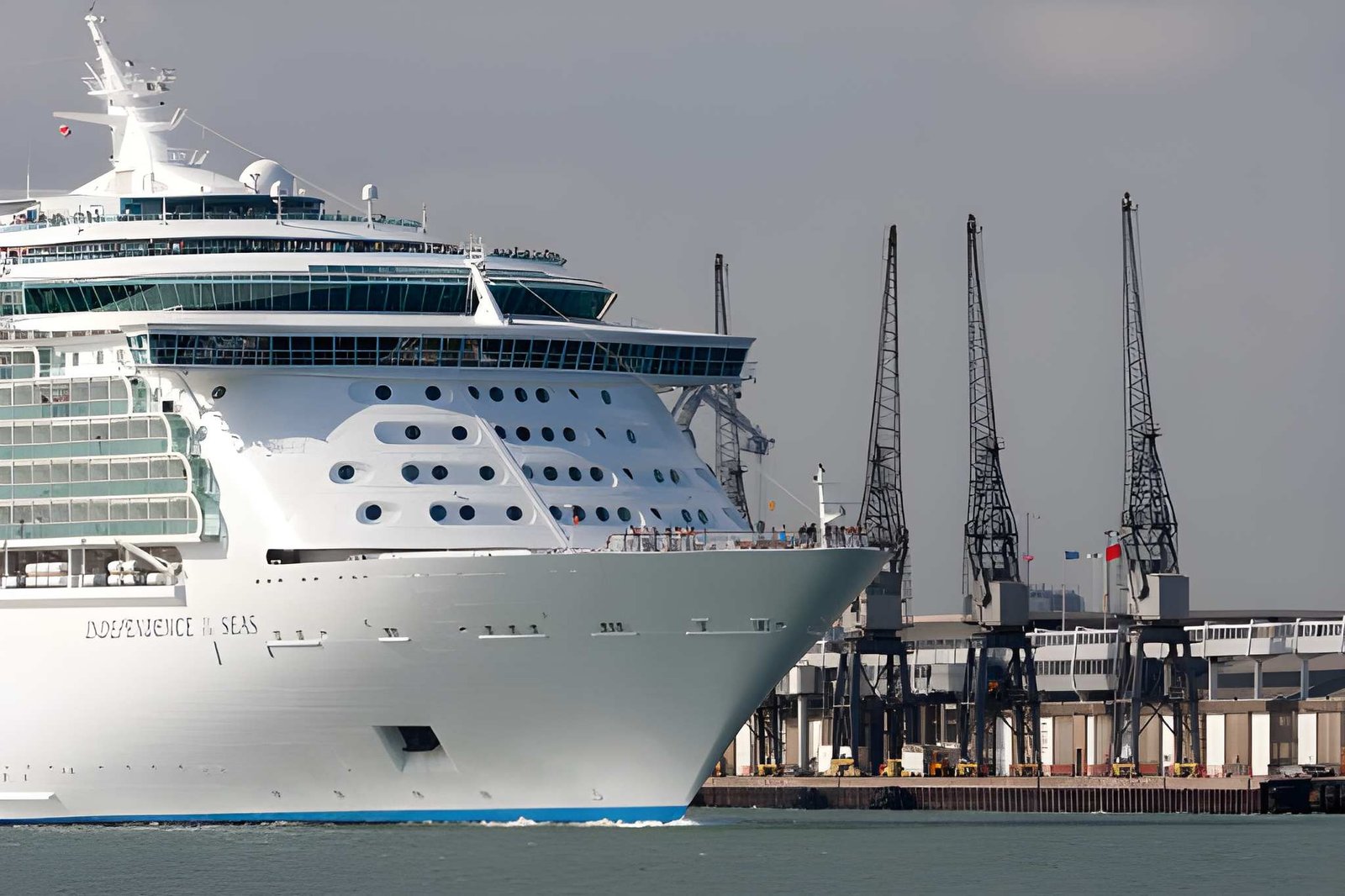 Luxury executive vehicle parked along a scenic London route, ready for port transfers