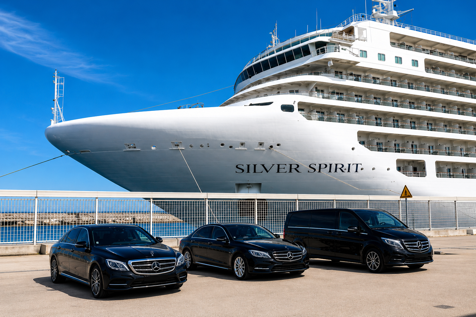 Executive driver loading luggage for a seamless cruise port transfer in London